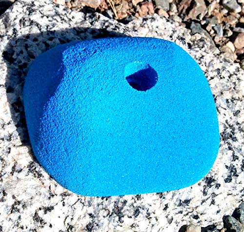 Large Jug Polyurethane Bolt-On Rock Climbing Wall Hand Hold - color: blue