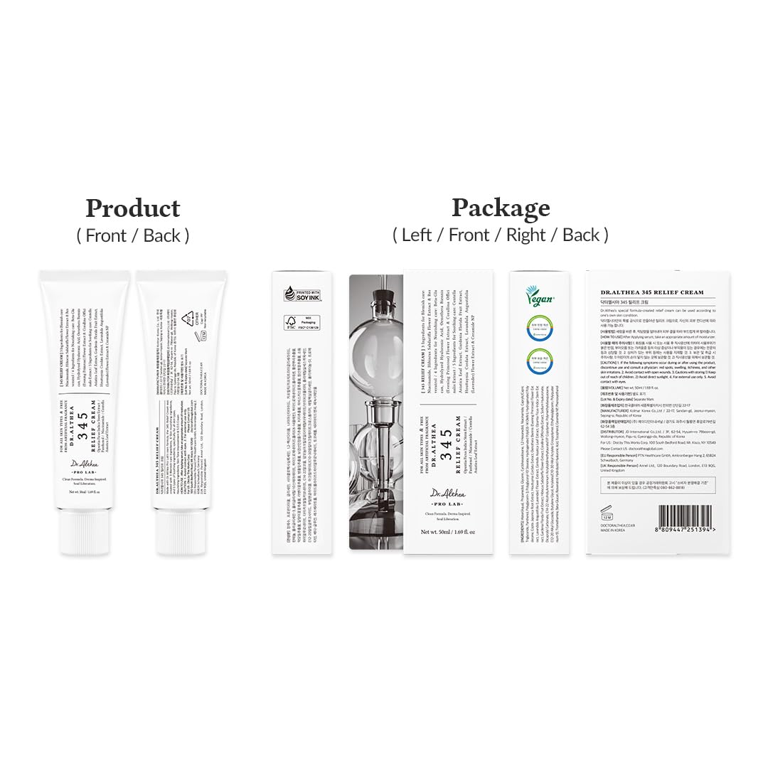 Dr.Althea 345 Relief Cream - 1.69 Fl Oz (Pack of 1)