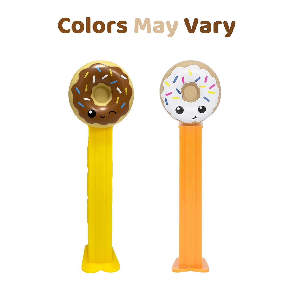 PEZ Donut Candy Dispenser - Donut Pez Dispenser | Pez Candy Dispenser with Candy Refills | Donut Party Favor, Grab Bags