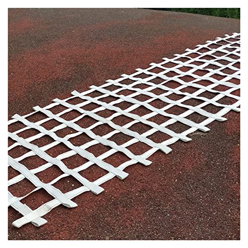 Climbing Cargo Net Heavy Duty,Ninja Net,Rope Ladder for Kids Outdoor Treehouse Backyard Playground Indoor Obstacle Webbing Net for Swing Set Jungle Gym Accessories for Slacklines,White - size: 4x6ft/1.2x1.8m