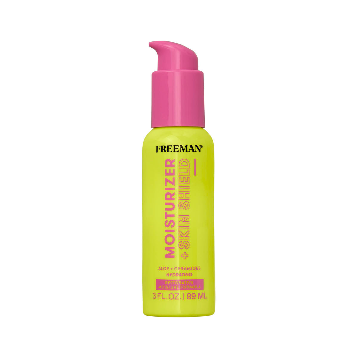 Freeman Restorative Moisturizer + Hydrating Skin Facial Shield, Lightweight Face Serum, Infused With Aloe Vera & Ceramides, Soot