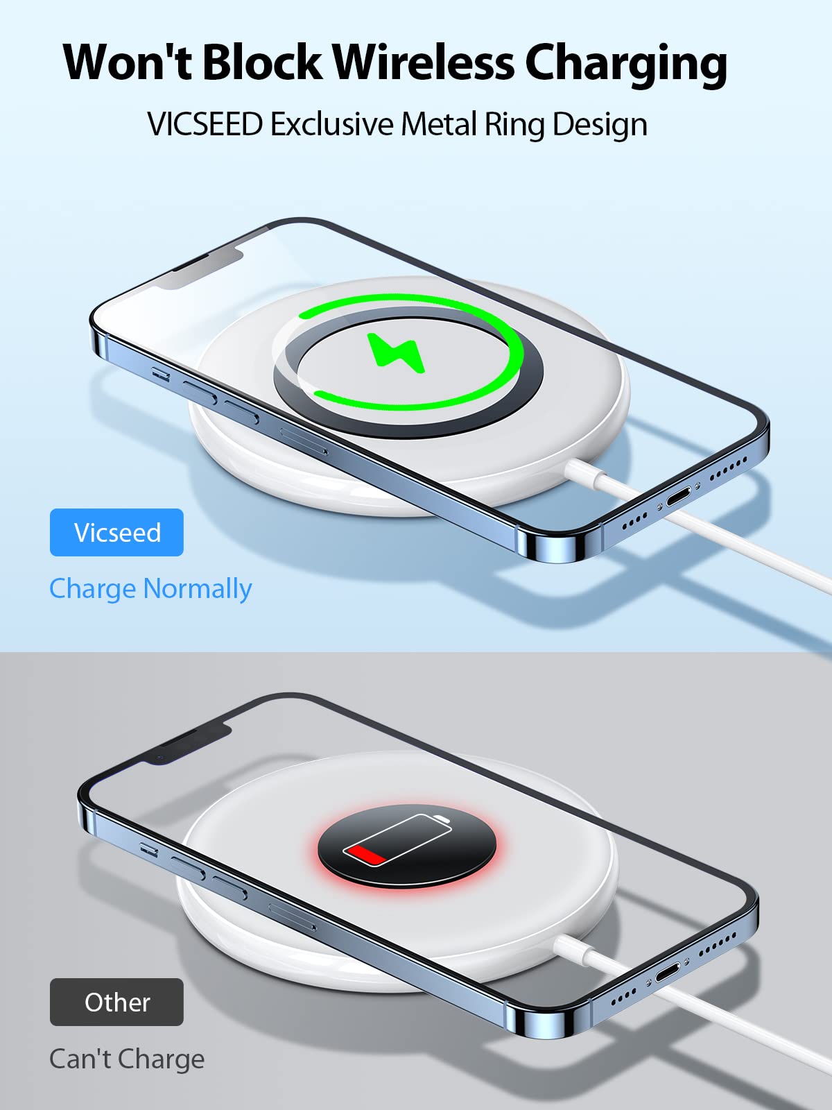 VICSEED for MagSafe Car Mount [Upgraded Strongest Magnet Power] Magnetic Phone Holder for Car Vent 360 Adjustable Magnetic Car Phone Holder Mount for iPhone 18 Pro Max 17 16 15 14 13 12 Plus Mini