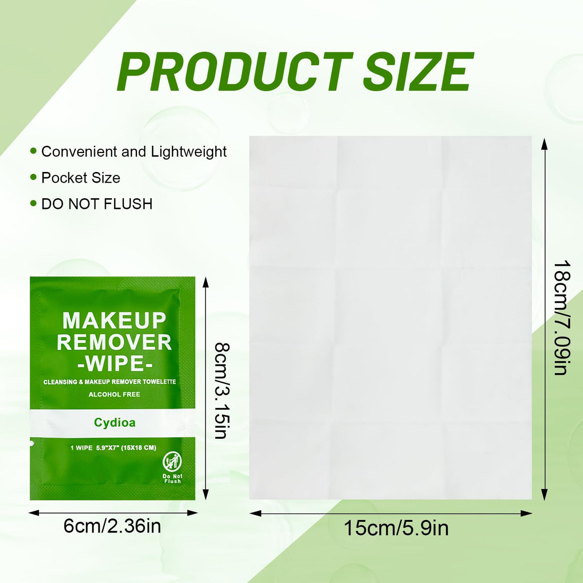 100 Makeup Remover Wipes In Bulk, Gentle Cleansing Travel Makeup Wipes