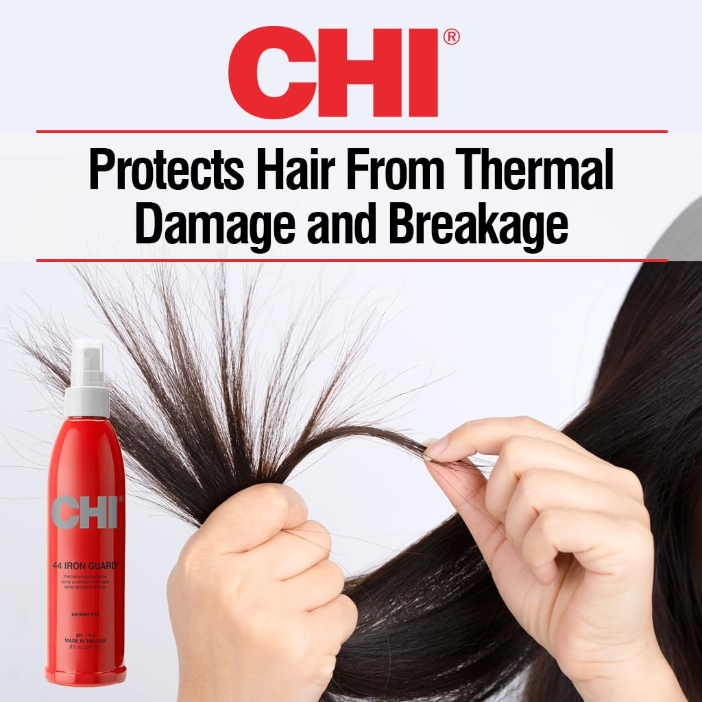 CHI 44 Iron Guard Thermal Protection Spray for Hair, 8 Oz