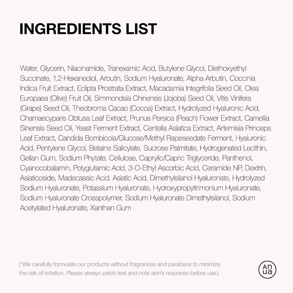 Anua Niacinamide 10 + TXA 4 Serum, Korean Skincare, 1.01 fl.oz