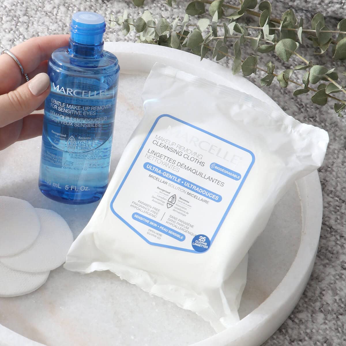 Marcelle Biodegradable and Recyclable Ultra-Gentle Makeup Cleansing Cloths