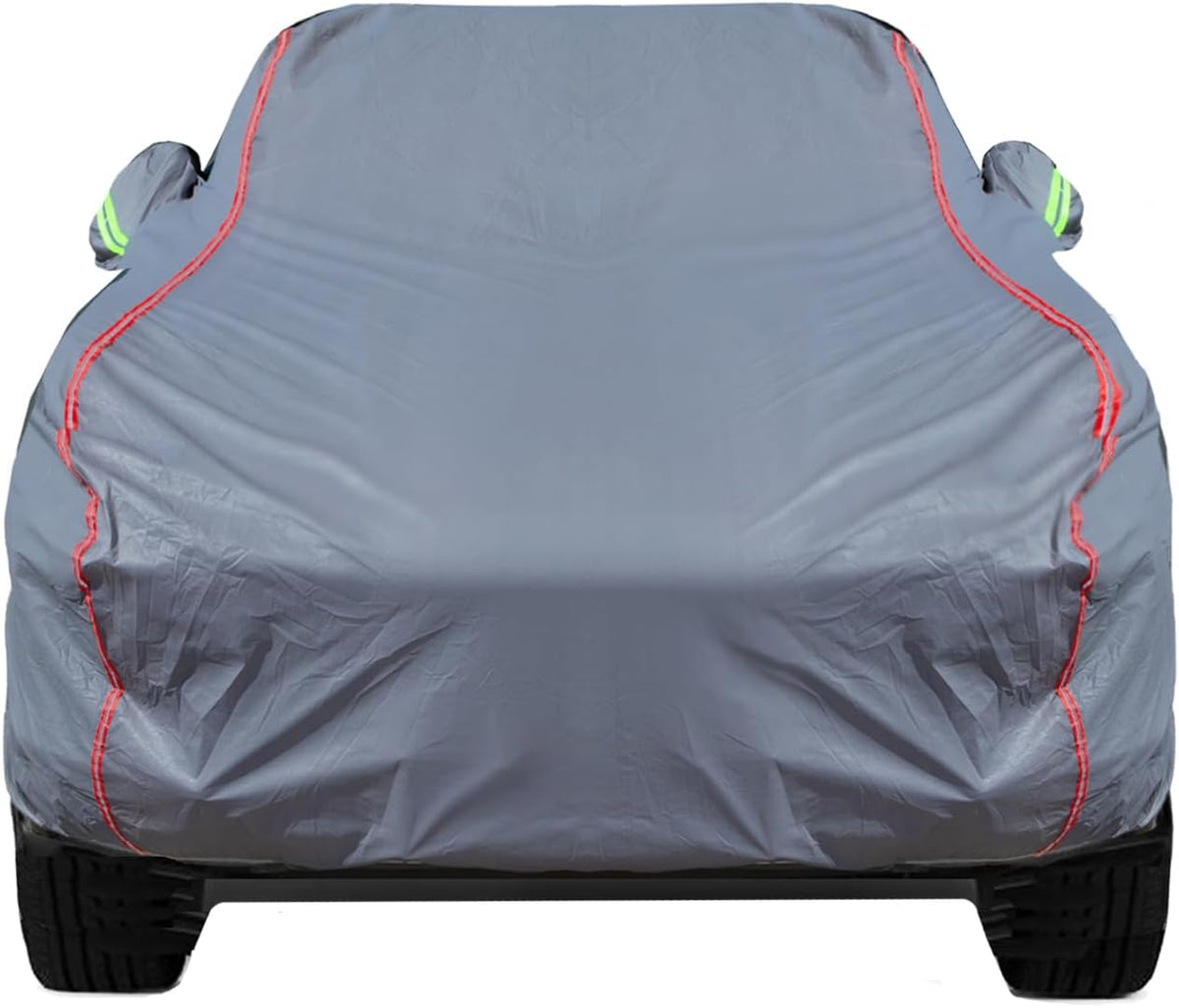 Breathable New Material, Waterproof Car Cover, Locks and Zipper Doors, Sunscreen Waterproof UV Prevention Snowproof Wind and Windproof,Suitable for Indoor Outdoor,for Pickup 198"-220",C7