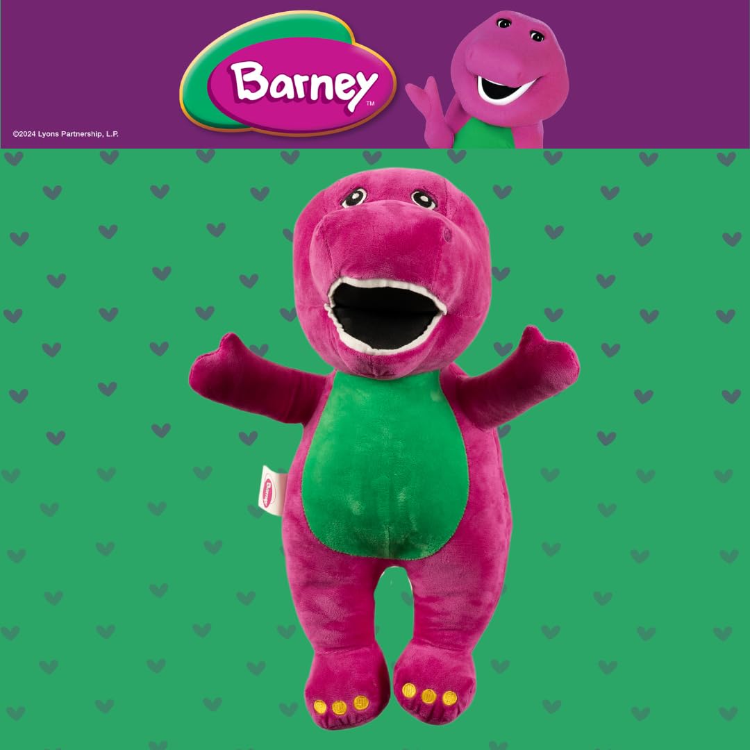 Collectibles Barney Classic Bedding Super Soft Plush Decorative Throw Pillow, (Officially Licensed Product) By Franco