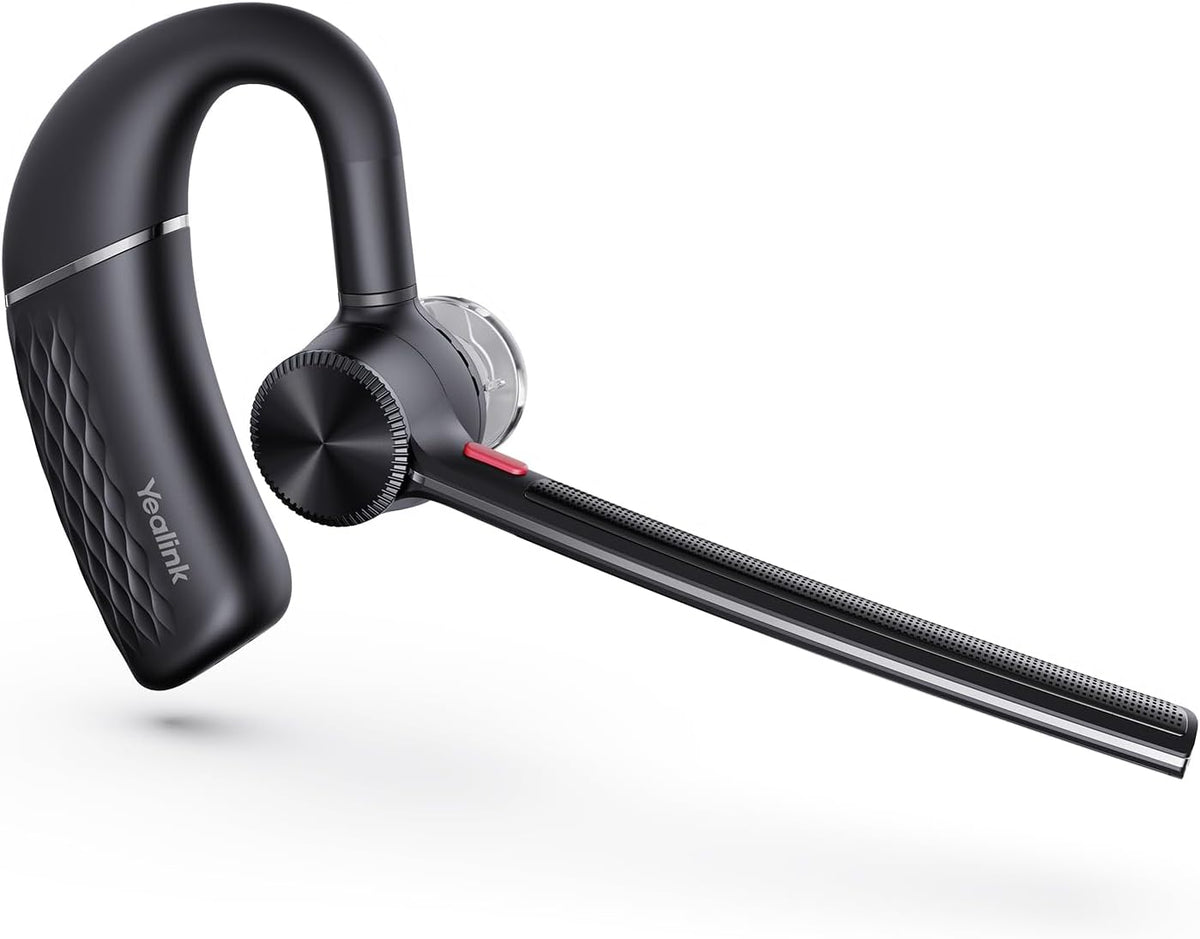 Yealink Single Ear Bluetooth Headsets BH71 Lite,Wireless Headset with Mic for Work,Bluetooth Earpiece Connect Cell Phone/Mobile/Laptops,Teams Zoom Certified,Mute Function