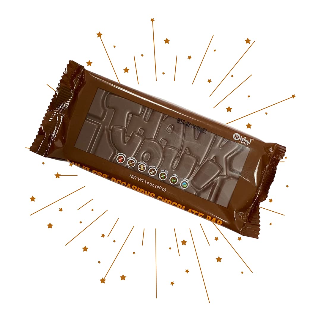 Thank You! 3D Bars, 2 PACK - Vegan, Dairy & Nut Free, Allergy Friendly