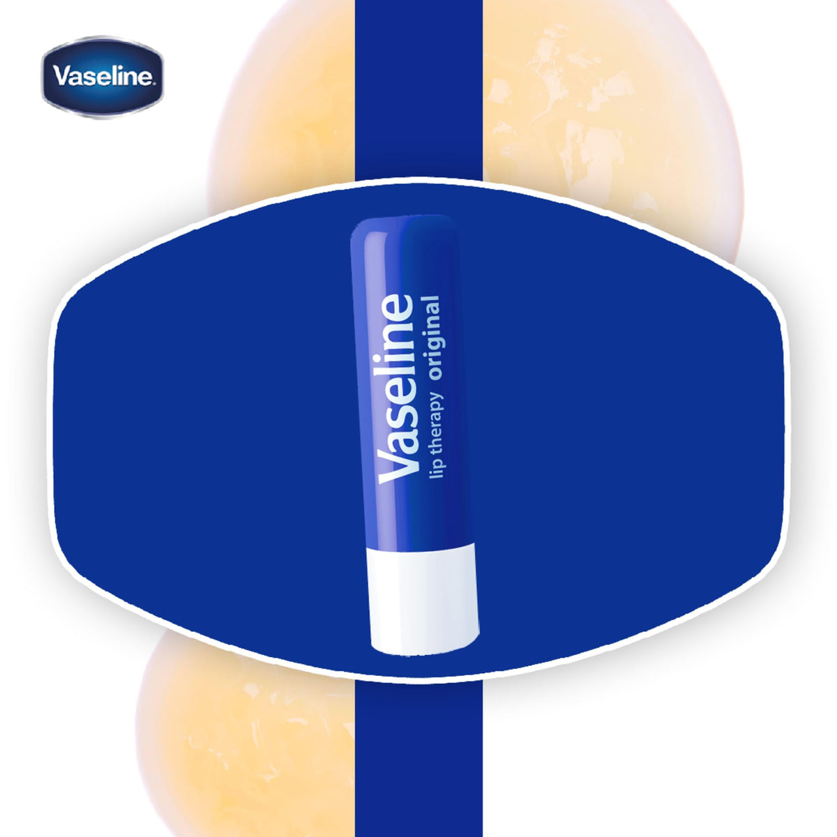 Vaseline Lip Therapy original with petroleum jelly 4.8g