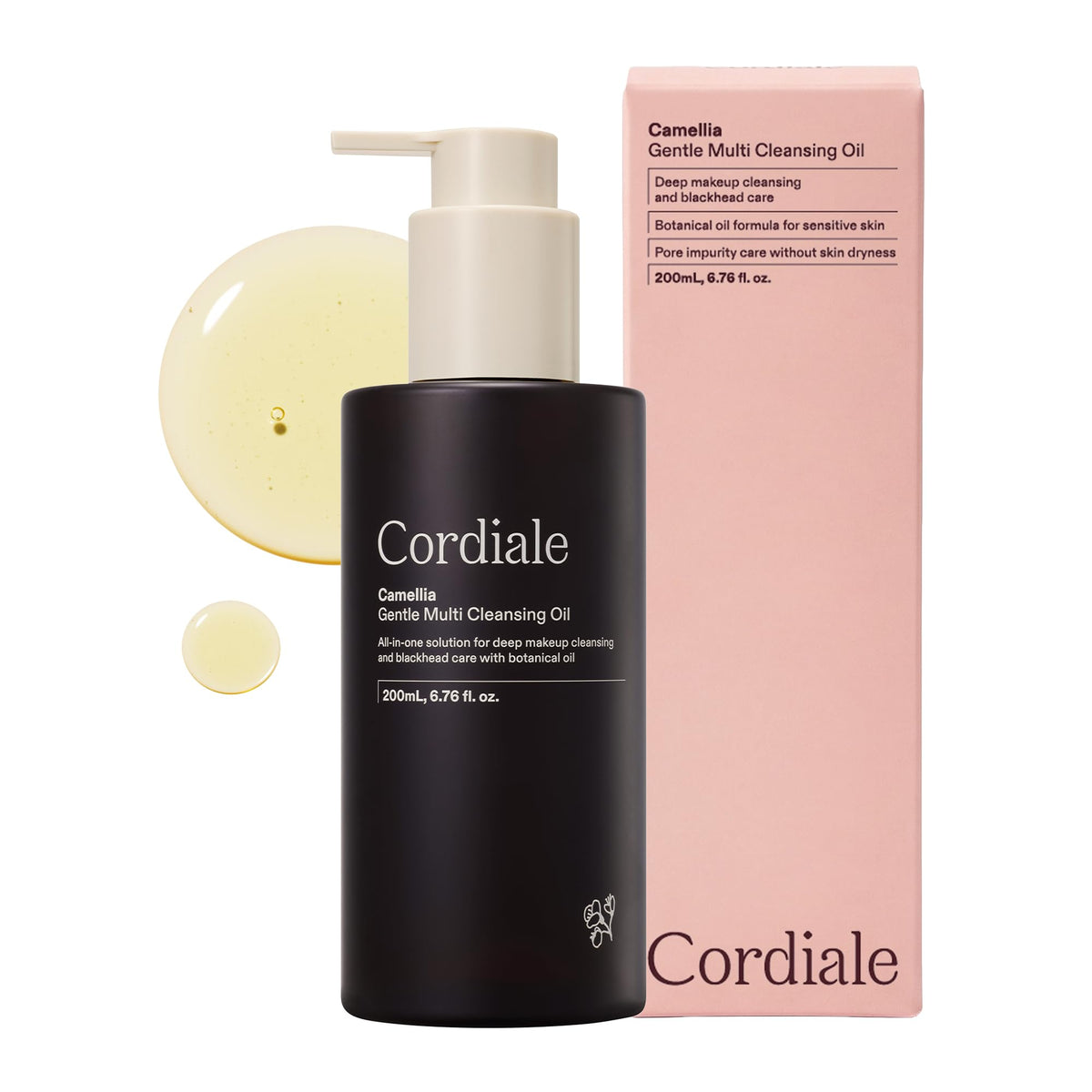 CORDIALE Camellia Gentle Multi Cleansing Oil, Makeup and Blackhead Remover