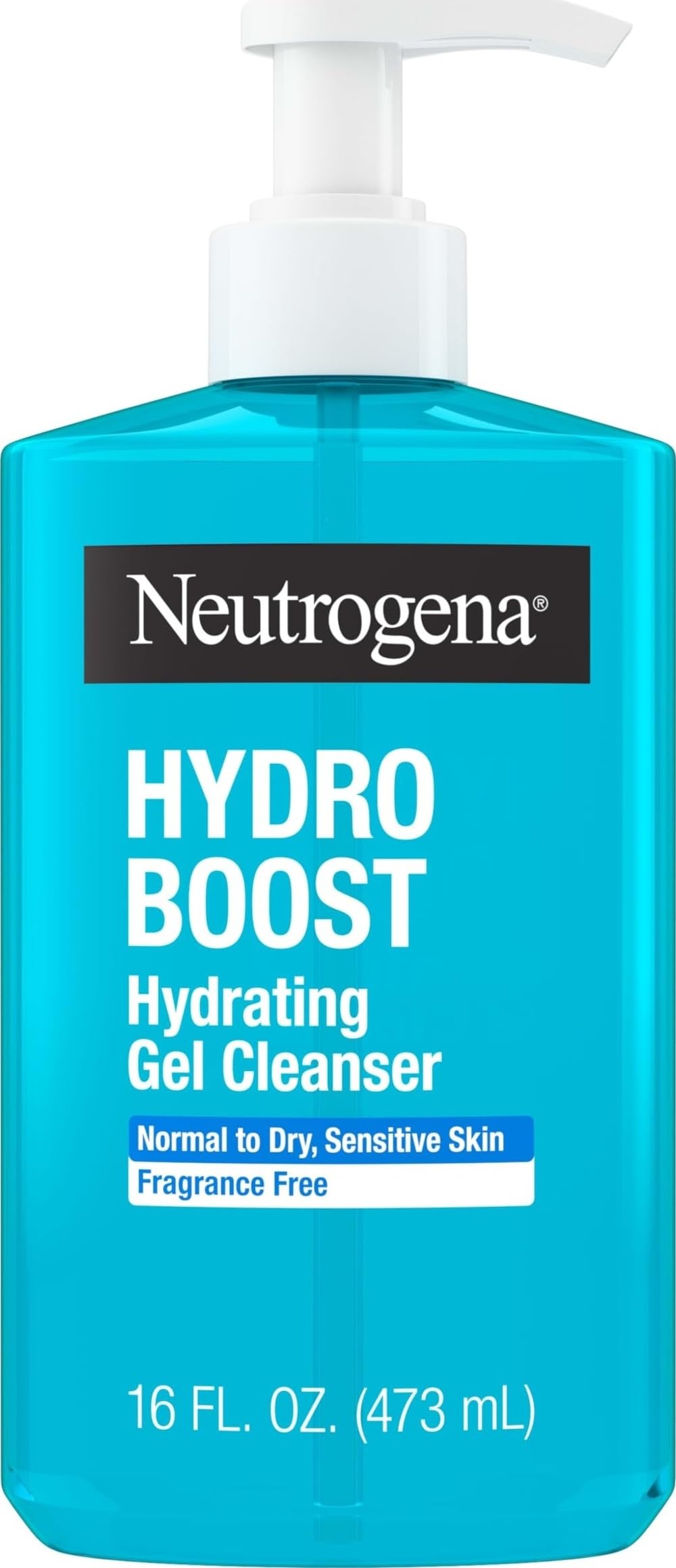 Neutrogena Hydro Boost Face Wash, Fragrance Free, 16 fl oz