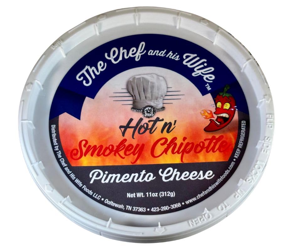 The Chef and his Wife Foods Smoky Bold Trio (3) - Original, Smoked Gouda and Hot n' Smoky Chipotle Pimento Cheese