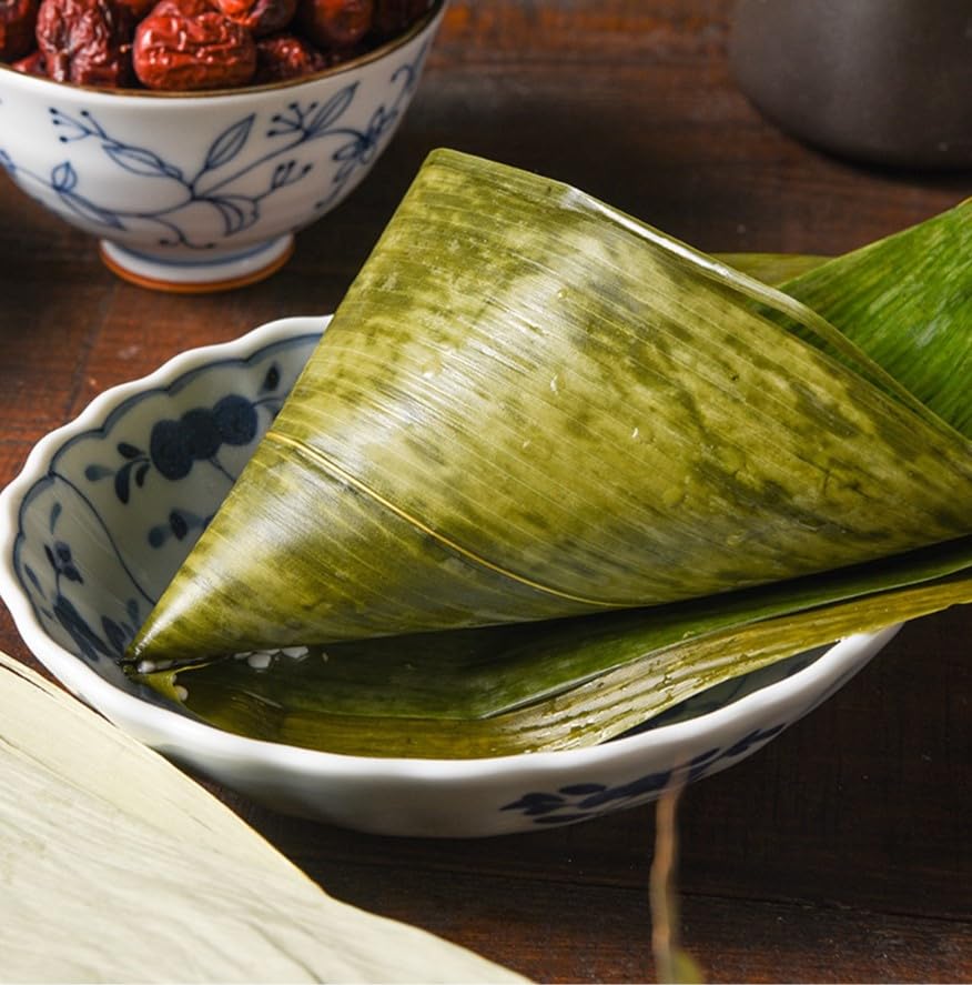 Natural Wild Dried Bamboo Leaves For Making Zongzi And Cooking Package In Dragon Boat Festival Or Steamed Rice Leaves And A Cotton Rope Per Pack12 oz