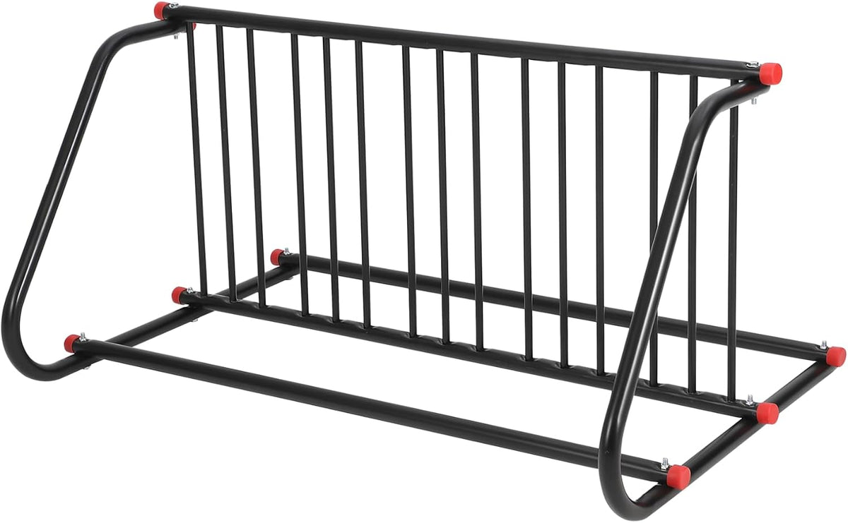 10 Holders Commercial Grid Bike Racks, 60" Length Outdoor Bike Rack, Powder Coated Steel Floor Bike Rack for Garages, Stores, Schools & Universities