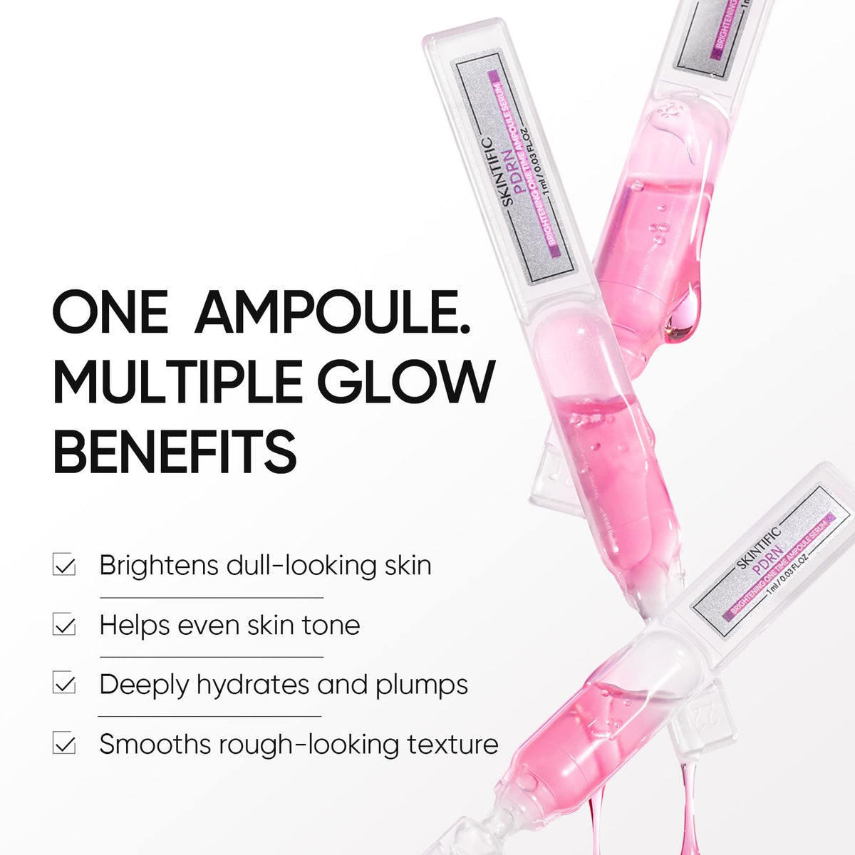 SKINTIFIC PDRN Brightening Serum with 5000 PPM PDRN & 10% Niacinamide
