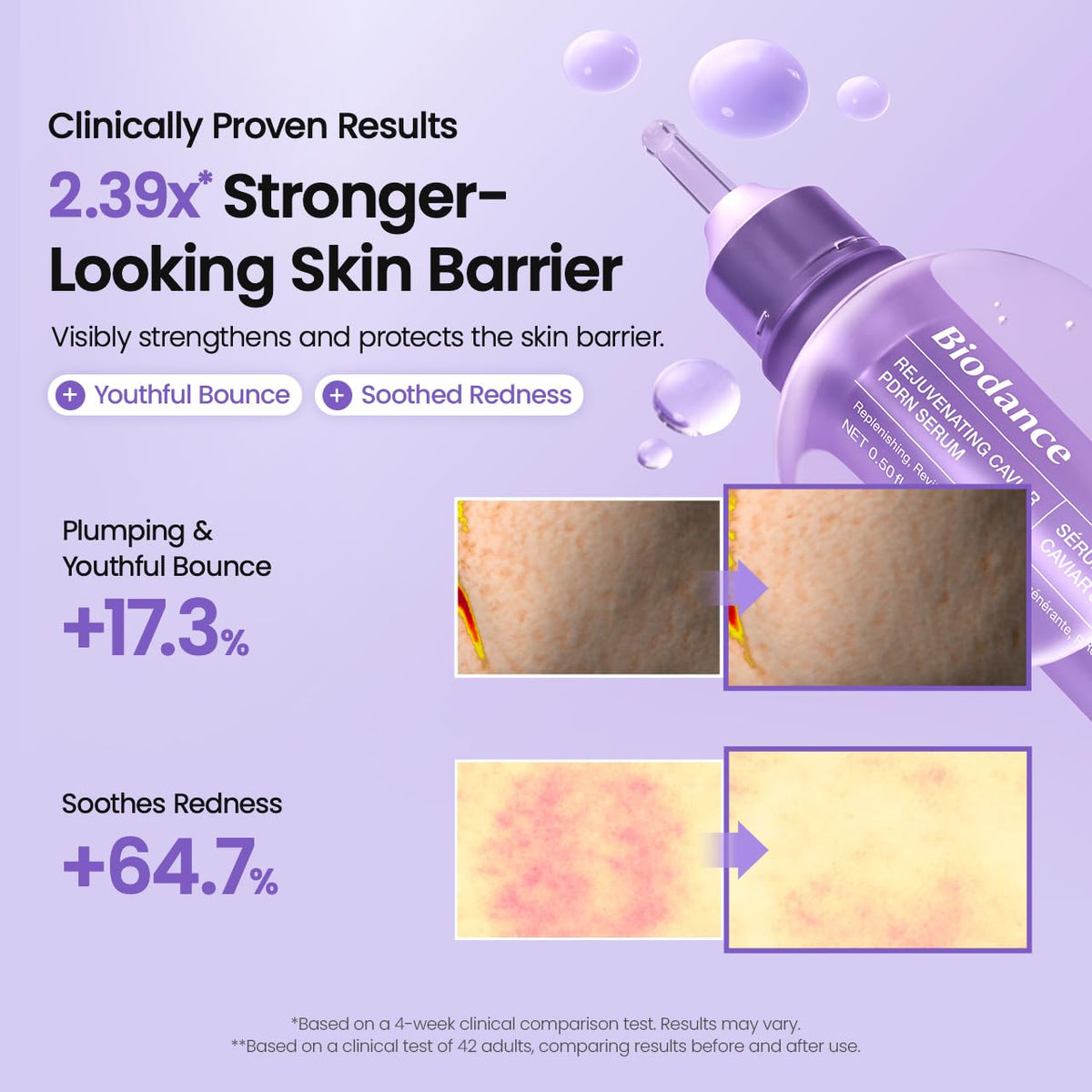 BIODANCE Caviar PDRN Serum, Hydrating, Nourishing Facial Serum with Salmon DNA PDRN, Caviar for Elasticity, Barrier Care, Travel Essentials & Self Care Gifts for Women, Korean Skin Care | 0.50 fl.oz