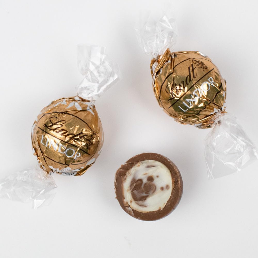 81ct Gold Fudge Swirl Chocolate Bulk Individually Wrapped Candy Truffles For Candy Bowls, Goodie Bags, Dessert Tables, Gifts For Guests & More (2.25lb