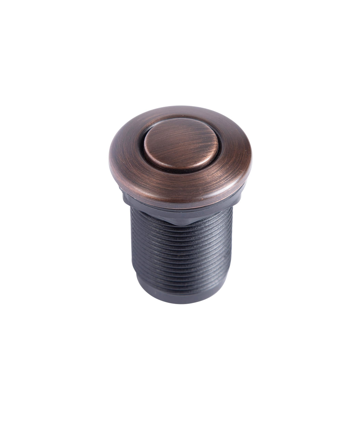 JB Products Disposal Air Switch Kit for Garbage Disposal Hands-Free On/Off Control UL Approved Includes 6' Air Tube 1-3/8" Air Button Safe & Convenient for Kitchen No Wiring Needed (Bronze)
