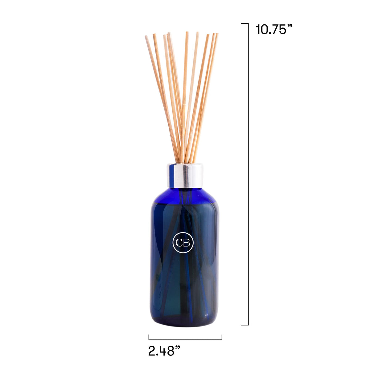 Capri Blue Volcano Reed Diffuser Set - Includes Reed Diffuser Sticks, Fragrance Oil, and Glass Bottle - Luxury Scented Room Fresheners - Cobalt Blue (8 fl oz)