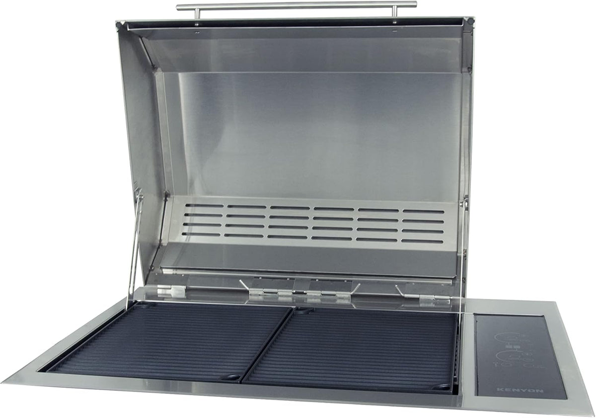 KENYON Texan with Standard Control Electric Grill, Stainless Steel, B70421WH