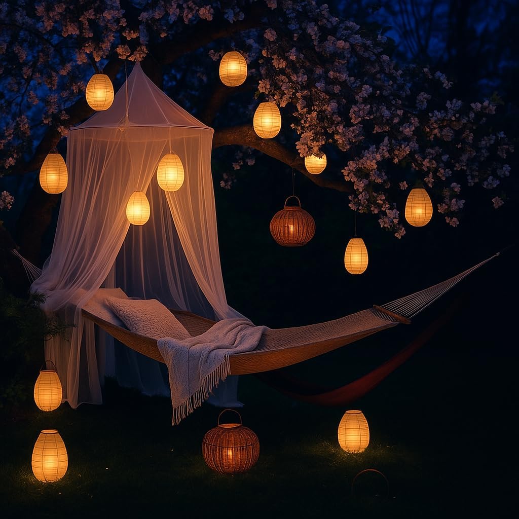 Large Mosquito Net for Bed or Outdoor Patio | 5FT Diameter Top Ring | Conical Shape Bed Canopy with Wide Base | Insect Netting for Bedroom, Garden, Gazebo, Balcony & Terrace | Outside Bug Protection