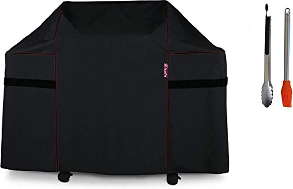 BBQ Coverpro 82832 for Weber Spirit 220 and 300 Series Gas Grills (Compared to The Weber 7106 Grill Cover) Including Basting Brush and Tongs