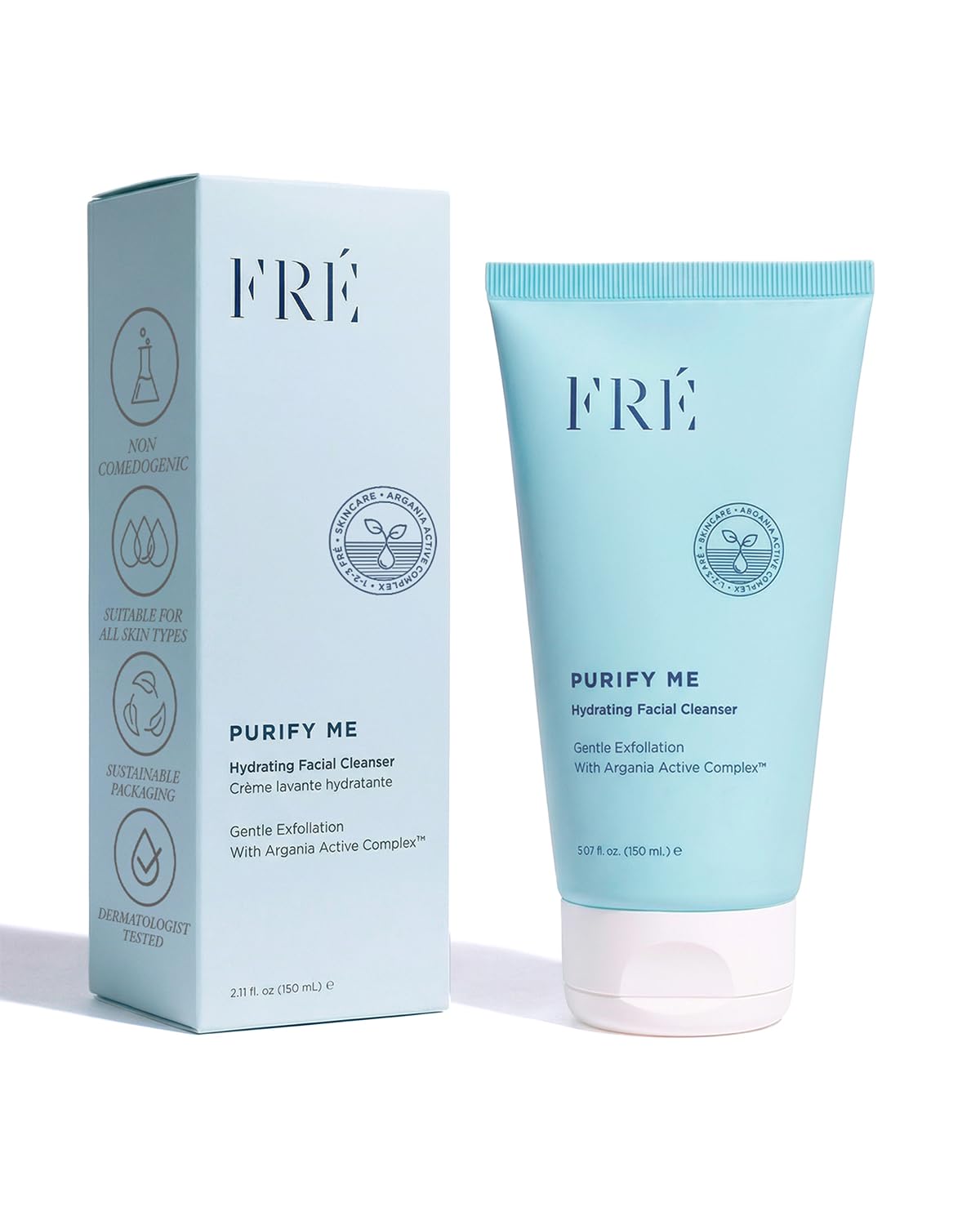 FRÉ PURIFY ME Hydrating Facial Cleanser | Creamy Face Wash | 5.07 fl oz