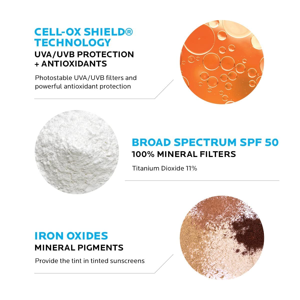 La Roche-Posay Anthelios Tinted Mineral Sunscreen for Face SPF 50, Light