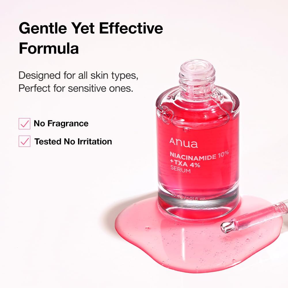 Anua Niacinamide 10 + TXA 4 Serum, Korean Skincare, 1.01 fl.oz