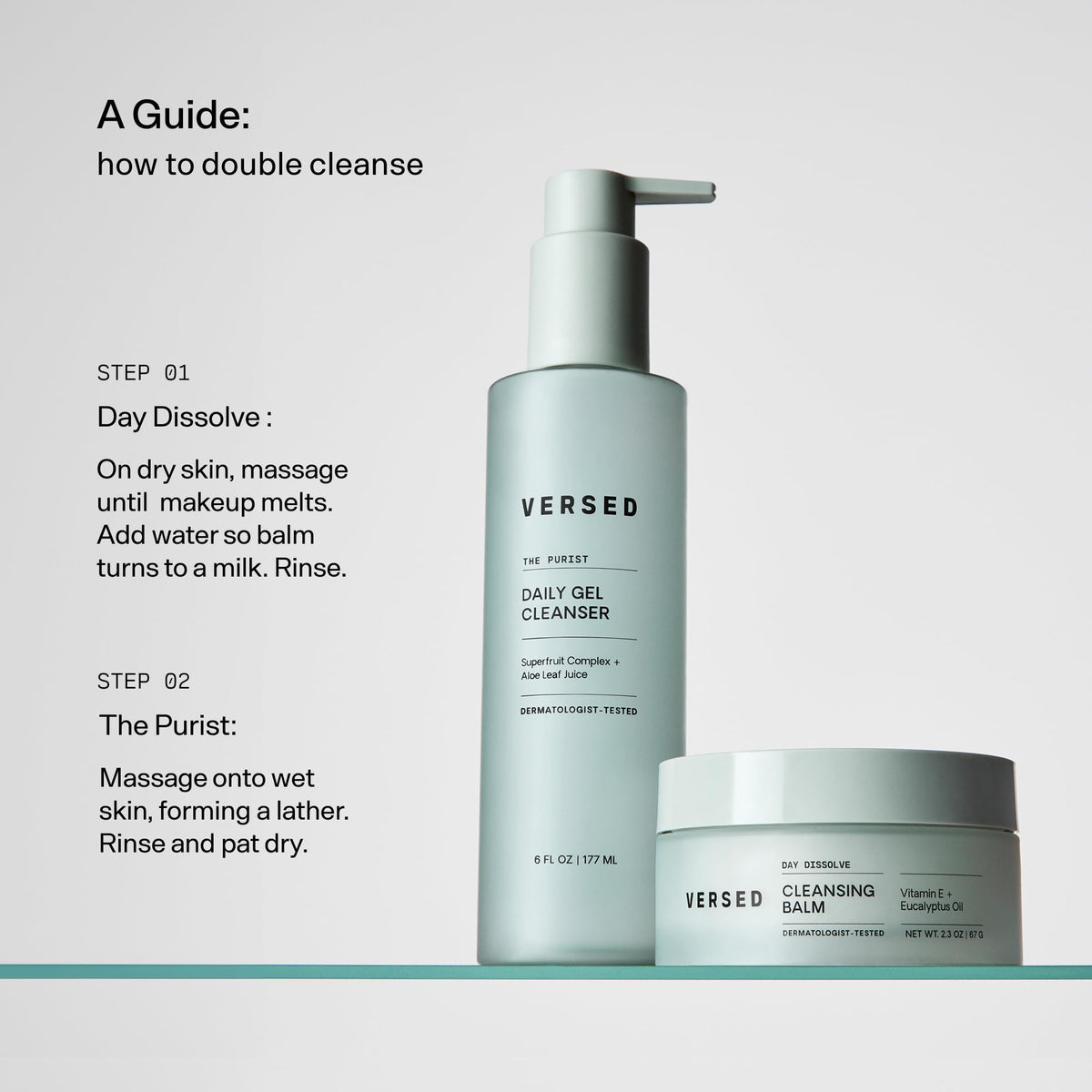 Versed Day Dissolve Cleansing Balm | Makup Removing Balm, 2.3 Oz