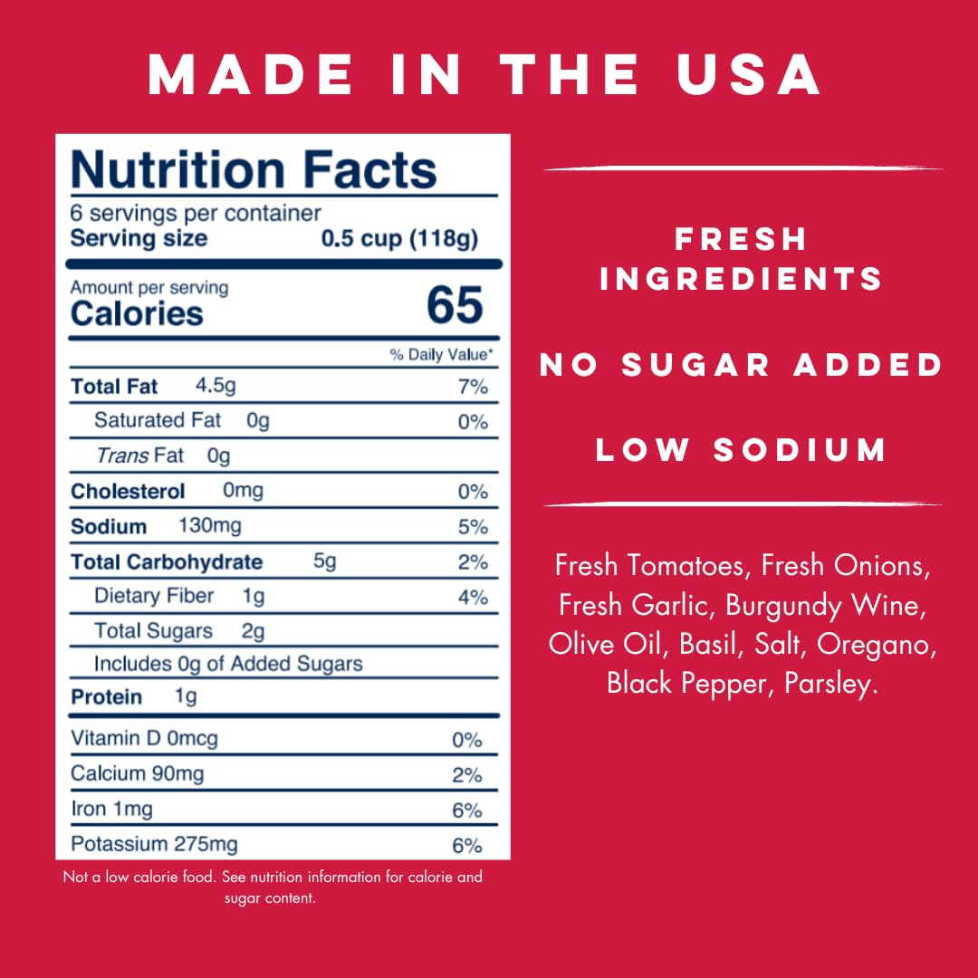 Yo Mama's Foods Keto Burgundy Wine Pasta Sauce - Pack of (2) - No Sugar Added, Low Carb, Low Sodium, Gluten Free, Paleo Friendly, and Made with Whole