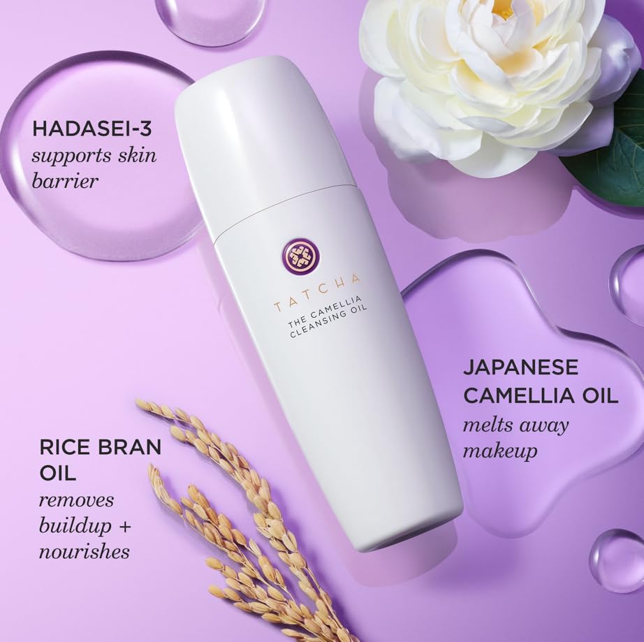TATCHA The Camellia Cleansing Oil, 2-in-1 Makeup Remover & Face Wash