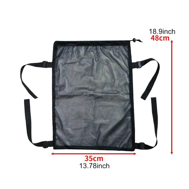 Colaxi Pocket for Backpack Backpack Extension Bag Pouch Foldable Lightweight Mesh Pouch Bag External Storage Pocket for Wet Clothing