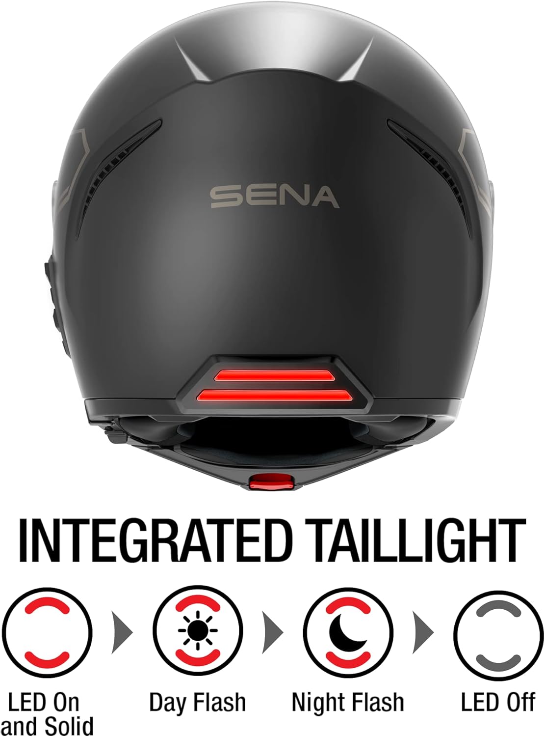 Sena Impulse DOT Flip Up Modular Bluetooth Helmet w/Sound by Harman Kardon Dual Visor Helmet with Integrated Mesh Intercom System / MP3 / Voice Dial (Gloss White, X-Large)