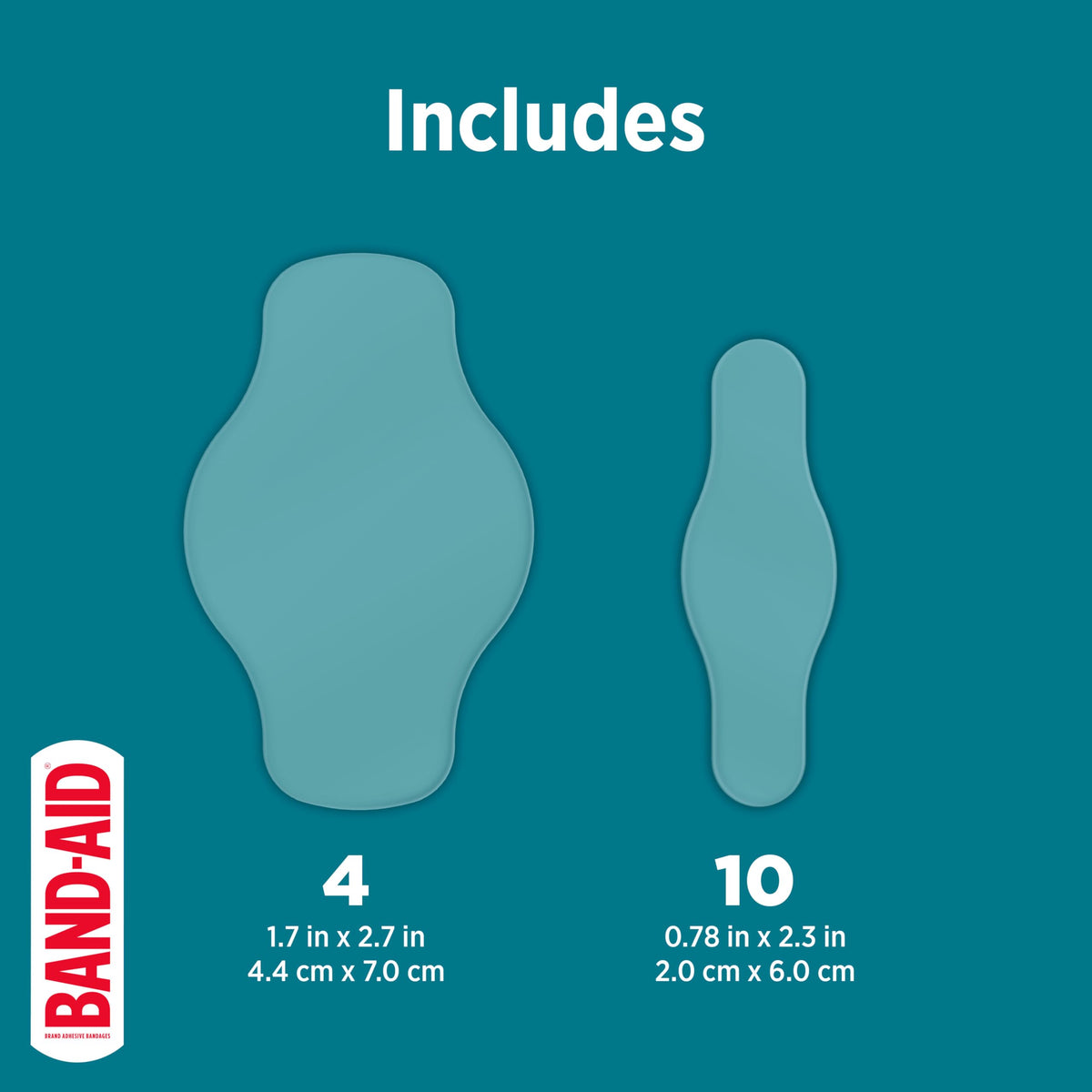 BAND-AID Brand Pro Heal 5 Day Protect Hydrocolloid Bandages, Assorted, 14ct