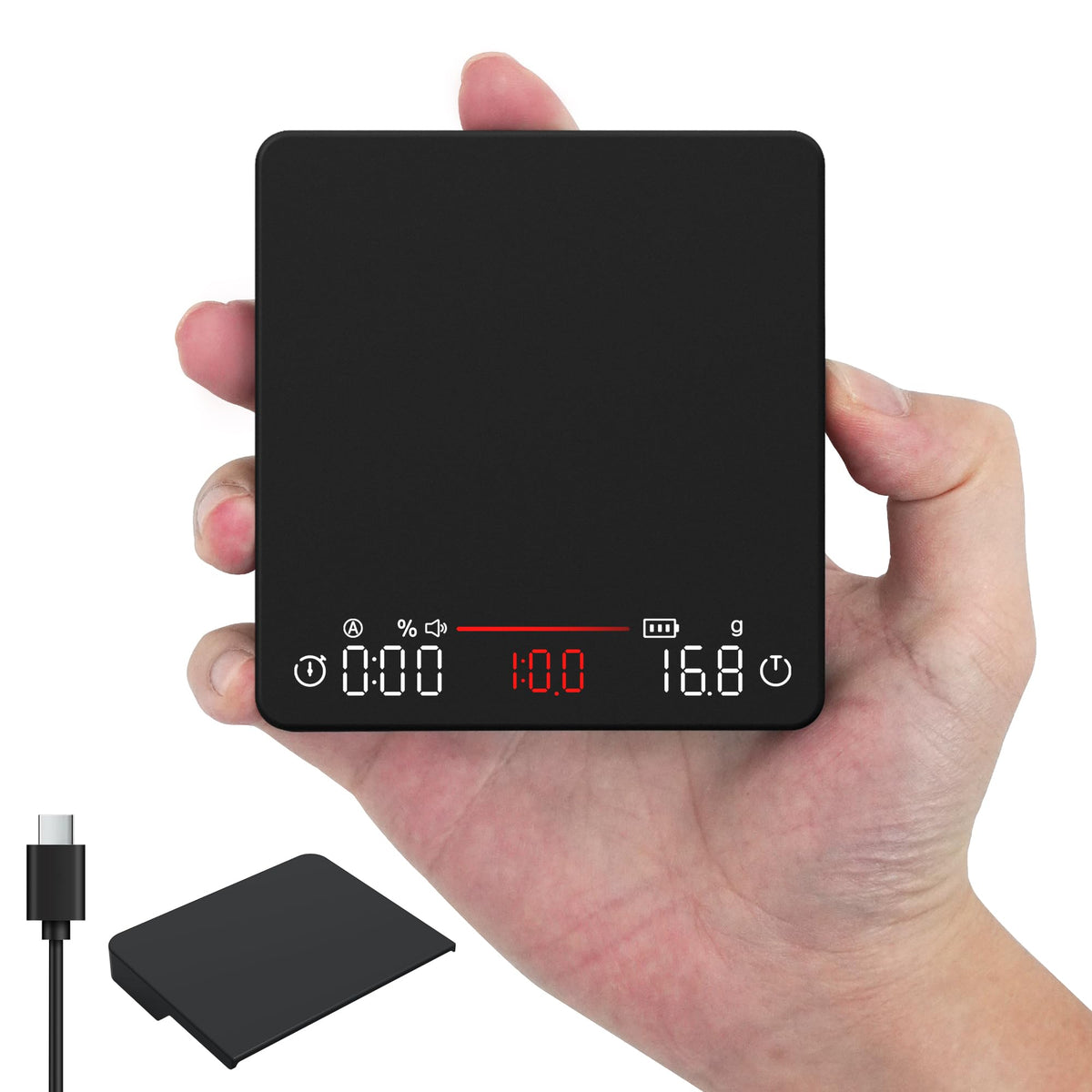 Espresso Coffee Scale with Timer 0.1g Precision Shot Scale