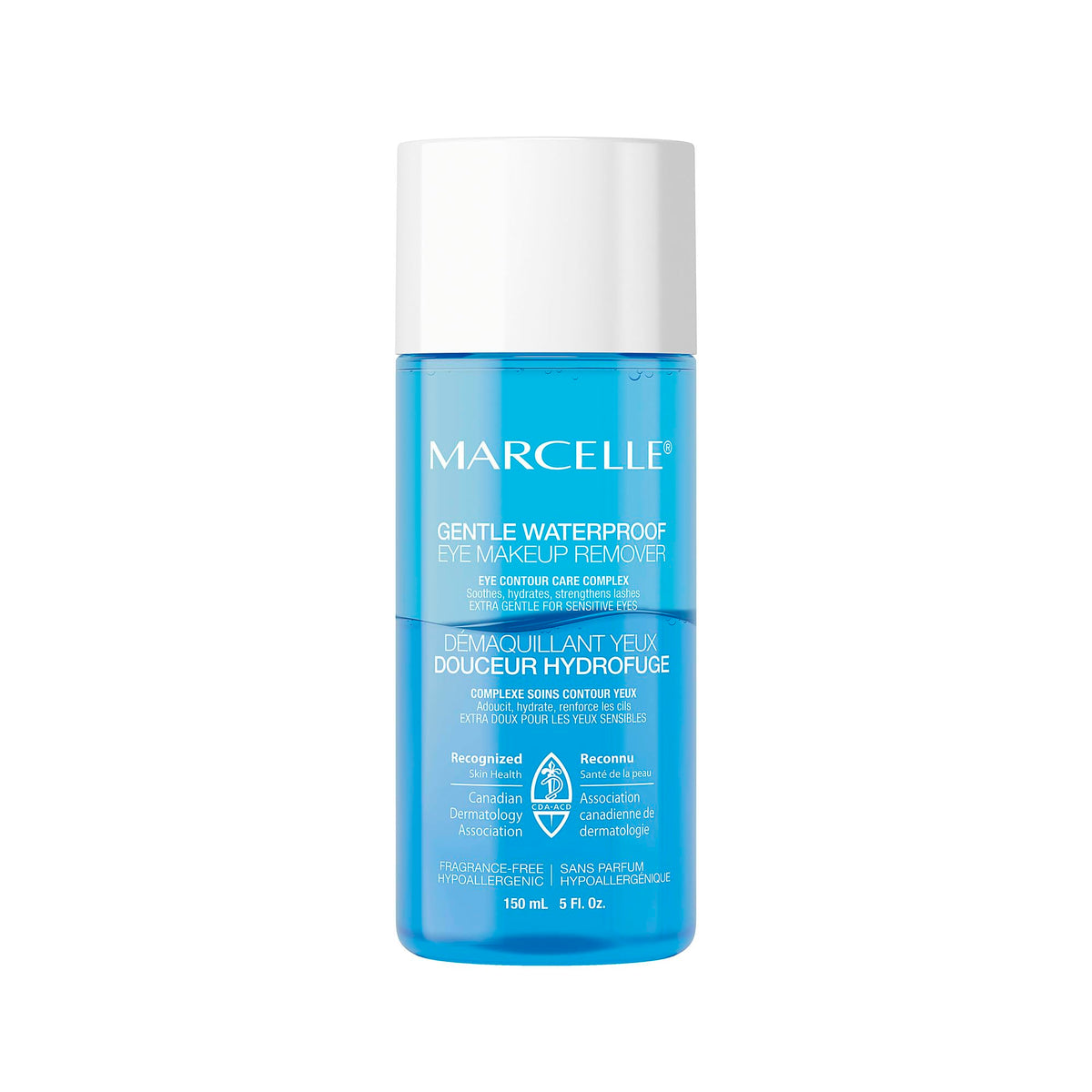 MARCELLE Gentle Waterproof Eye Makeup Remover for Sensitive Eyes, 5 Fl. Oz.