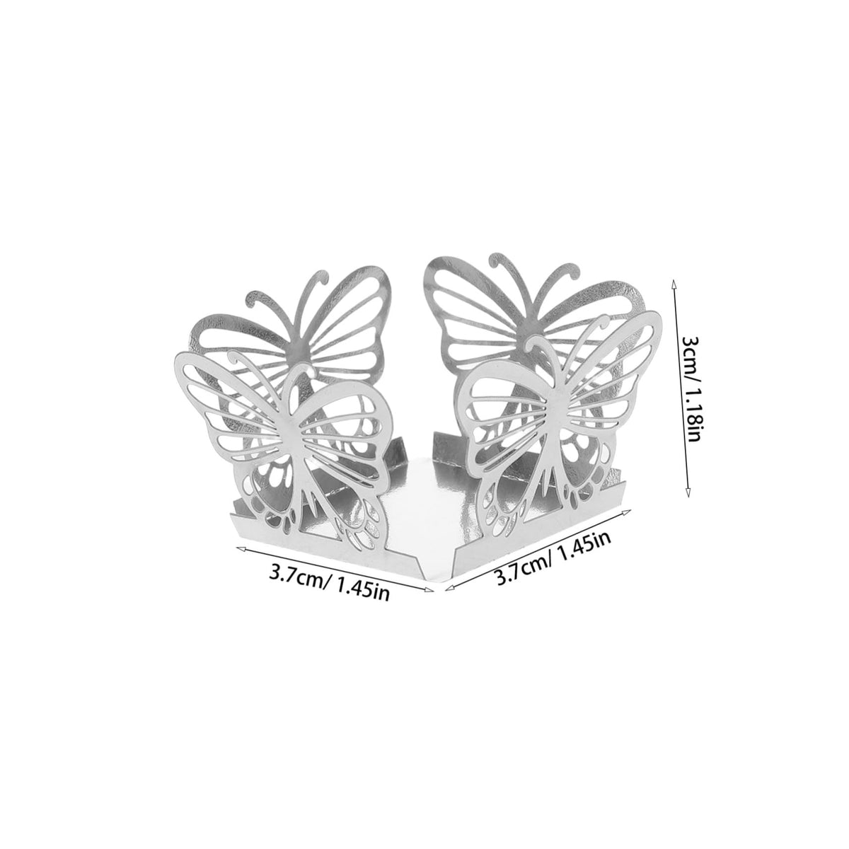 PRETYZOOM 50pcs Butterfly Paper Candy Boxes Hollow-Out Truffle Wrappers for Weddings Birthdays Baby Showers Decorative Chocolate Packaging for Party