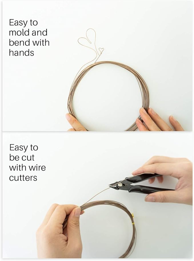MoHern Bonsai Wire and Bonsai Tool Kit, Total 164 Feet Bonsai Tree Wire for Bonzai Trees Indoor, Size of 1-mm, 1.5-mm, 2-mm Aluminum Wire