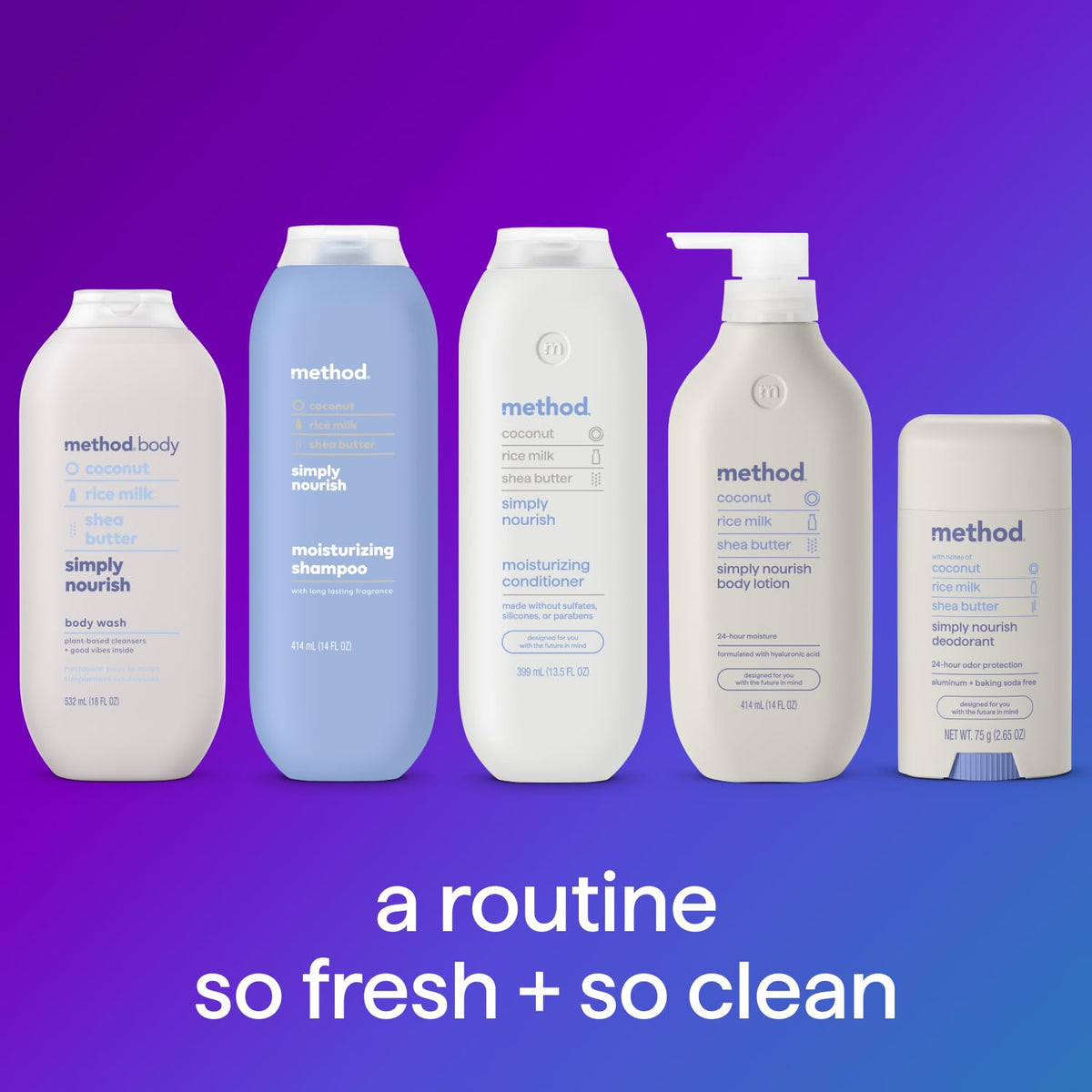 method Body Wash, Simply Nourish, 28 fl oz