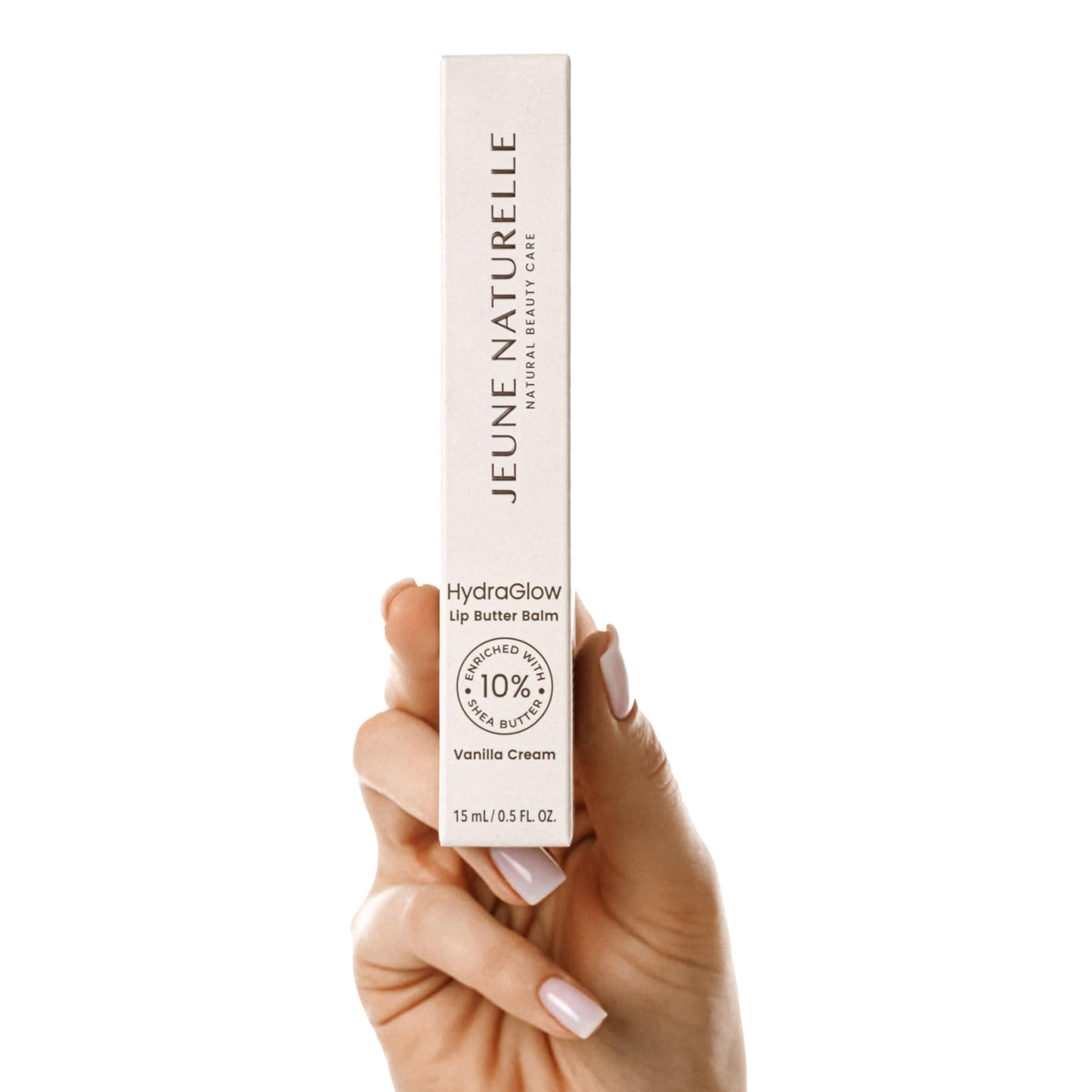 Vanilla Cream Lip Butter Balm, Made in Italy,Sheer Tint & Shine, Silicone Donut Applicator, Leak-Lock Cap, With Shea Butter, 15ml