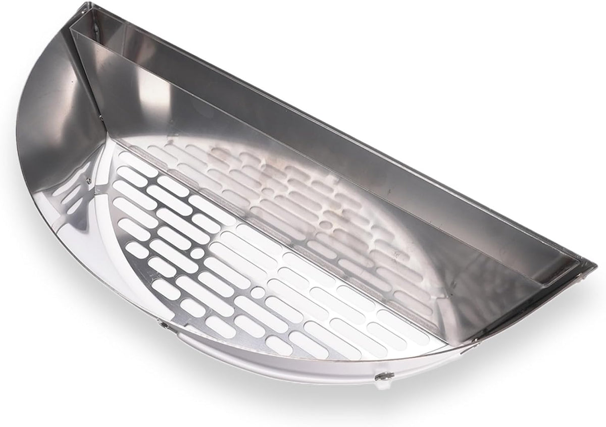 SnS Grills Patented Slow ‘N Sear® XL Insert - Stainless Steel Charcoal Basket with Removeable Water Reservoir for Low ‘N Slow Smoking & Charcoal Grilling for Weber & Other Kettle Grills - 26 in