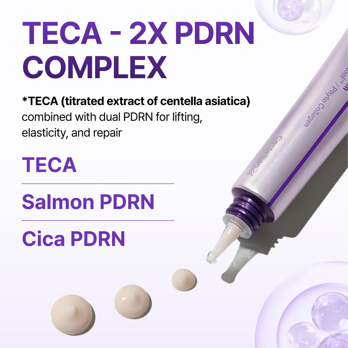 CENTELLIAN 24 360 Shot PDRN Firming Eye Cream, TECA Retinol Care