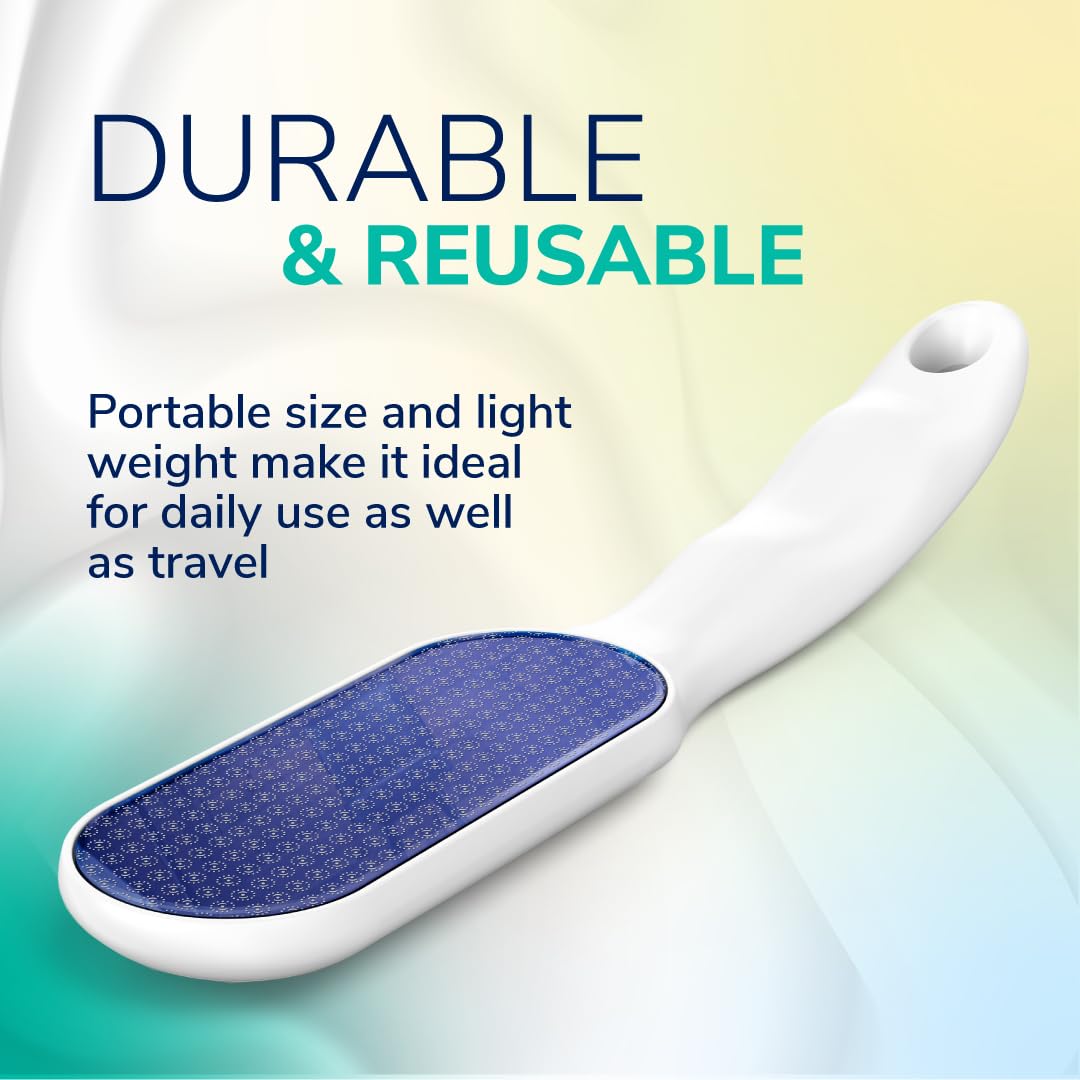 Dr. Scholl's Foot Callus Remover, Nano Glass Foot File, Soft Smooth Feet
