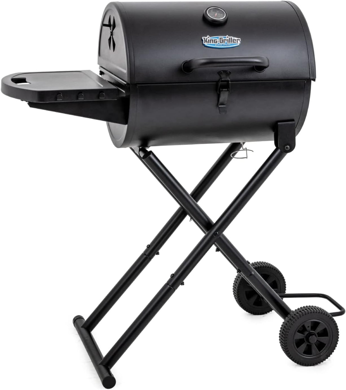 Char-Griller E1816 King-Griller Gambler Portable Charcoal Grill in Black