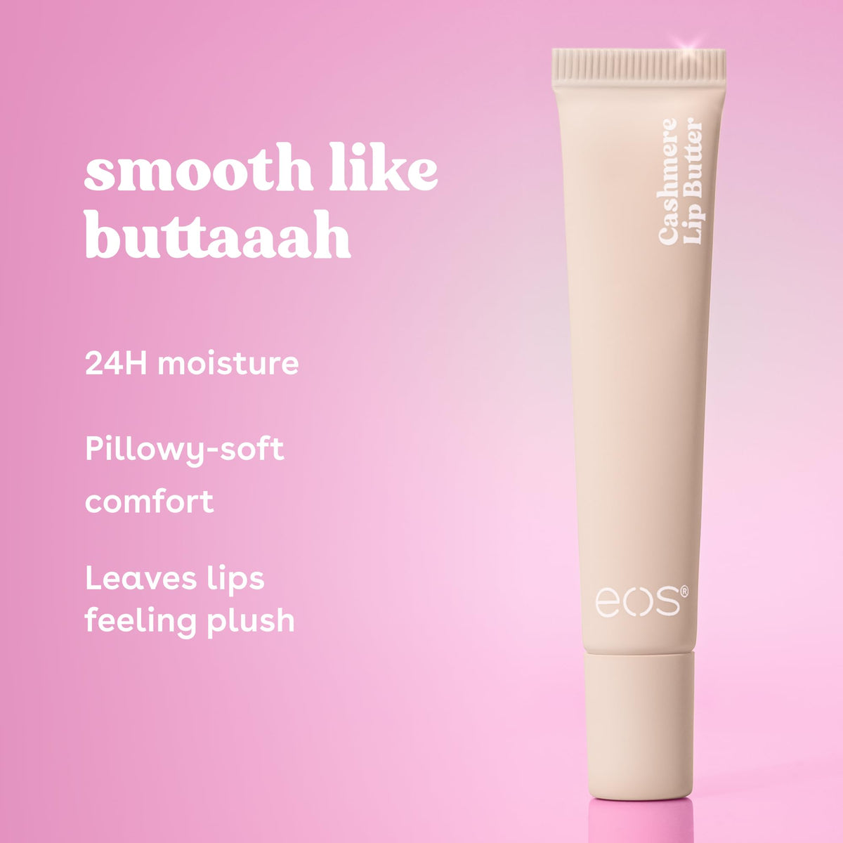 eos Strawberry Dream Plumping Peptides & Shea Butter Lip Butter, 0.35 fl oz