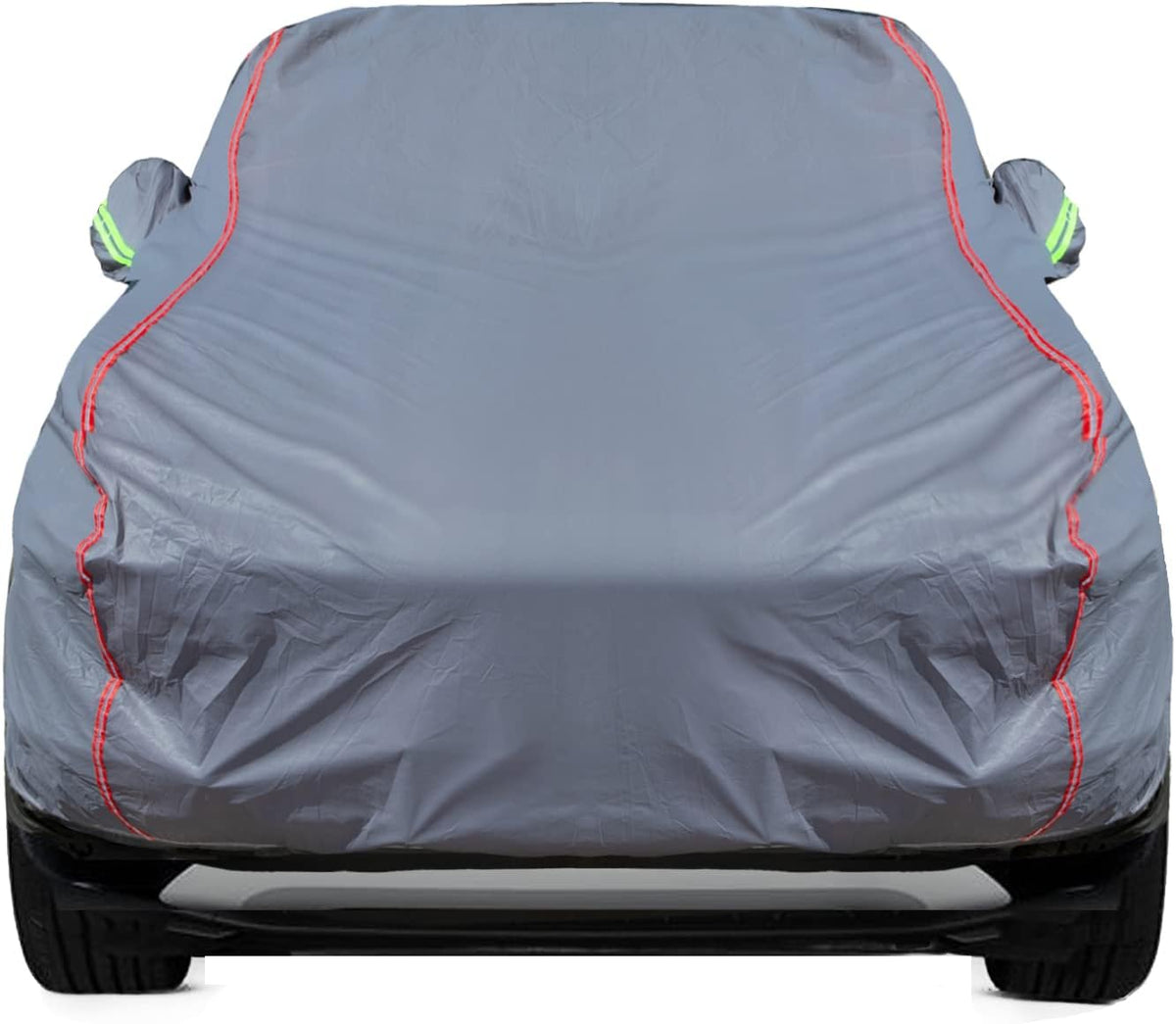 Breathable New Material, Waterproof Car Cover, Locks and Zipper Doors, Sunscreen Waterproof UV Prevention Snowproof Wind and Windproof,Suitable for Indoor Outdoor,for SUV (214"-236") C15