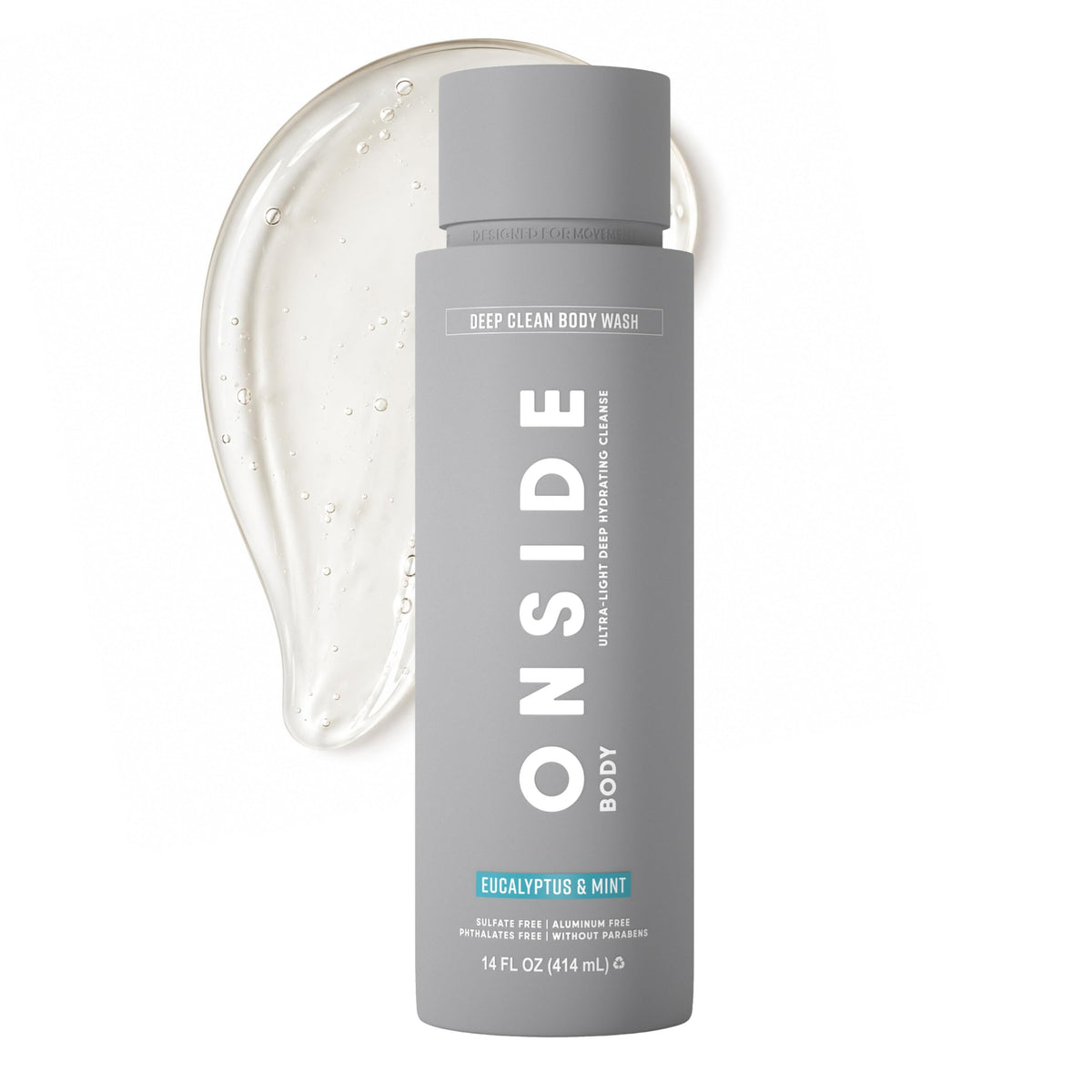 ONSIDE Men's Deep Clean Body Wash, Eucalyptus Mint,14 fl oz